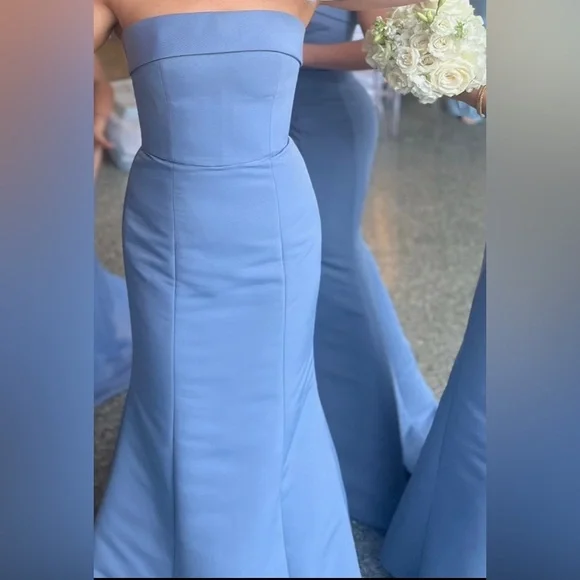 Amsale Jaylin Dusk Strapless Dress - Picture 2 of 4